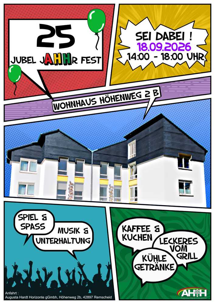 Tag der seelischen Gesundheit 2024 25 Jahre Wohnhaus Höhenweg